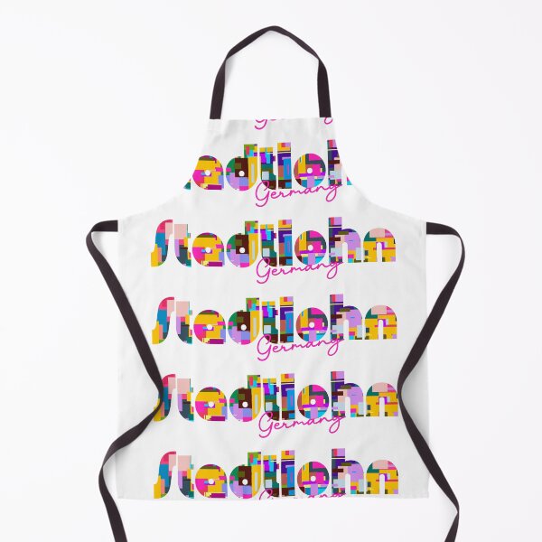 Item preview, Stadtlohn, Germany, Vibrant Abstract City Typography Art designed and sold by Wanderful-roads.