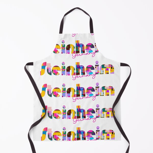 Item preview, Steinheim, Germany, Vibrant Abstract City Typography Art designed and sold by Wanderful-roads.