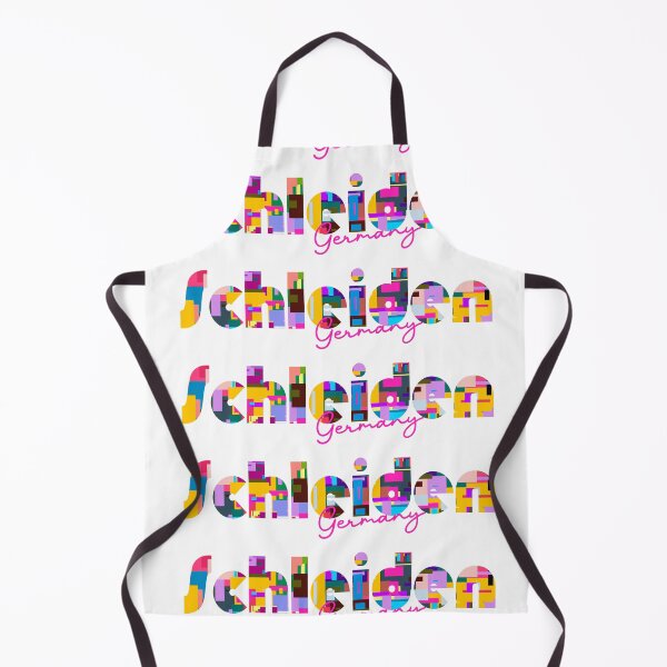Item preview, Schleiden, Germany, Vibrant Abstract City Typography Art designed and sold by Wanderful-roads.