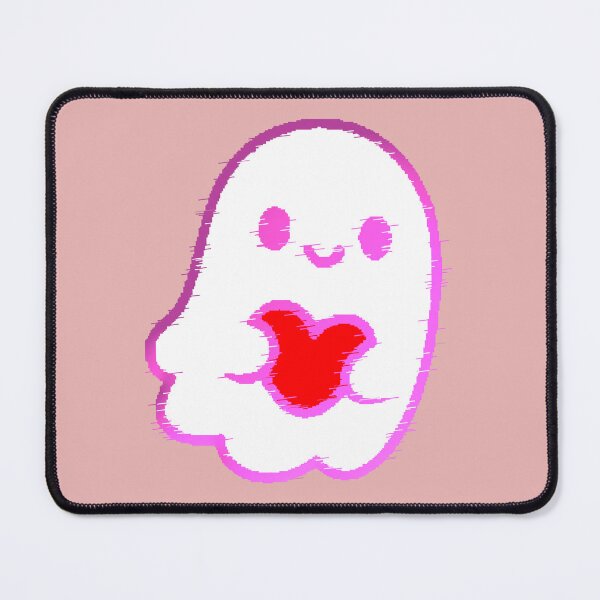 Item preview, Ghost Glitch Pixel Heart Halloween Kawaii designed and sold by AstronautMerch.