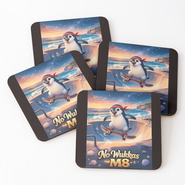 Item preview, Fairy Penguin - No Wukkas M8 designed and sold by The Aussie Muse • Purple Empress  .