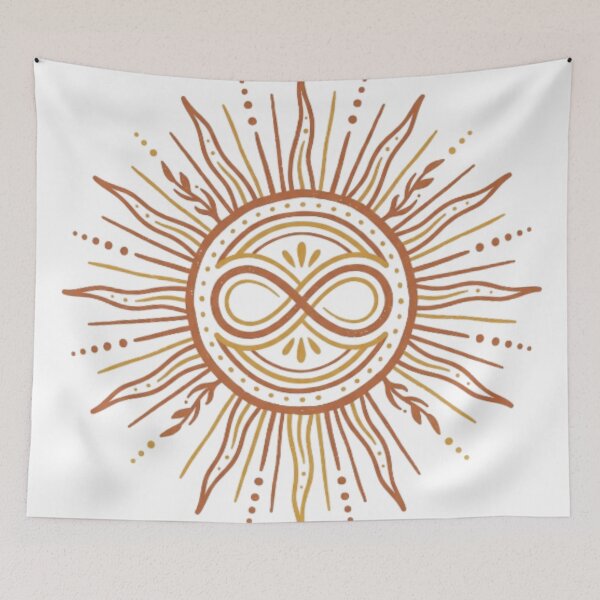 Item preview, Minimalist Boho Sun Neurodiversity Acceptance Art Gift designed and sold by CozyDesignsCo.
