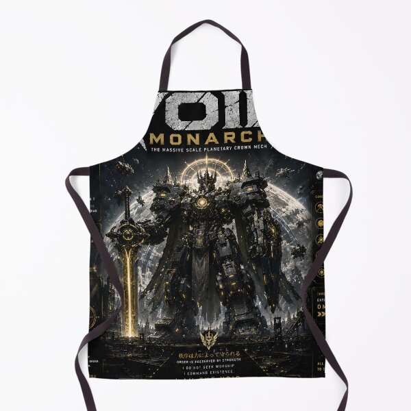 Item preview, Void Monarch (Series 9) - Cyberpunk Interstellar Planetary Crown Mech Art designed and sold by RiteshCenter.