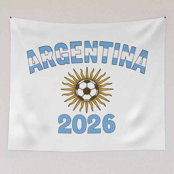 Item preview, Soccer Cup 2026 Shirts for Men and Women Argentina fan designed and sold by Colorfulman.