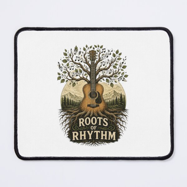 Item preview, Roots of Rhythm | Guitar Tree Music Art designed and sold by NatureHarmony16.