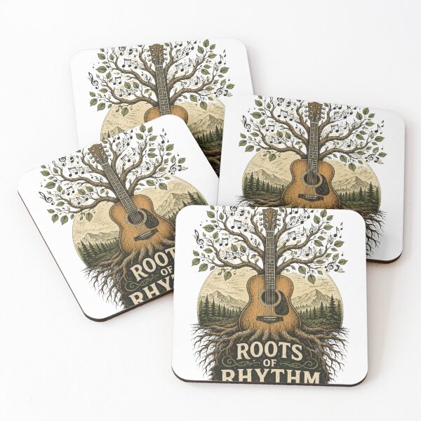 Item preview, Roots of Rhythm | Guitar Tree Music Art designed and sold by NatureHarmony16.