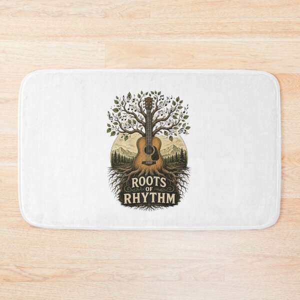 Item preview, Roots of Rhythm | Guitar Tree Music Art designed and sold by NatureHarmony16.