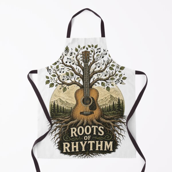Item preview, Roots of Rhythm | Guitar Tree Music Art designed and sold by NatureHarmony16.