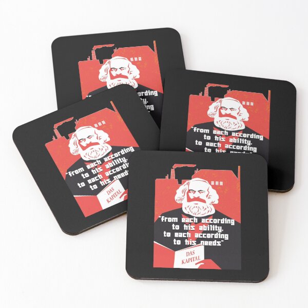 Item preview, From Each According To His Needs Marx Quote designed and sold by Flirt-Teez.