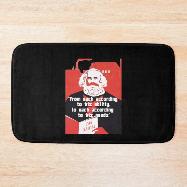 Item preview, From Each According To His Needs Marx Quote designed and sold by Flirt-Teez.