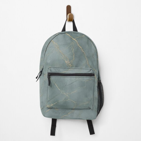 Item preview, Teal Gold Marble Wall Art – Mineral Stone Print – Quarried Patina designed and sold by BestVarieties.