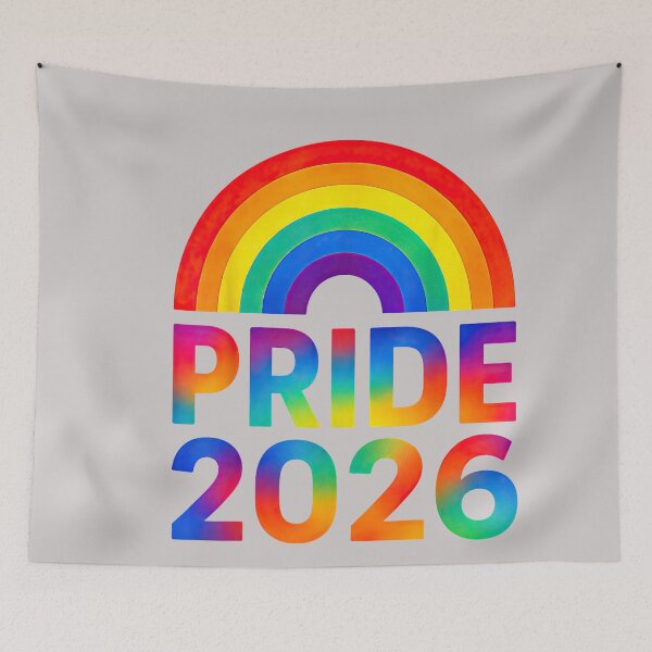 Item preview, Gay LGBTQ Rainbow Flag Pride Month 2026 designed and sold by MabelWells.