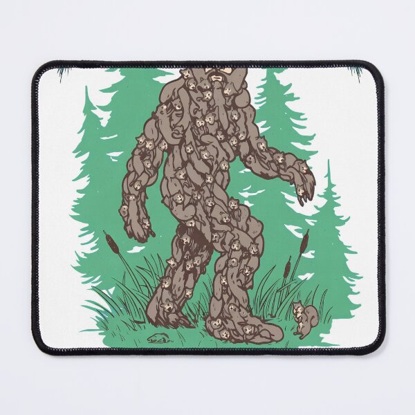 Item preview, Bigfoot Squirrel Body Forest Humor designed and sold by HumorInHues.