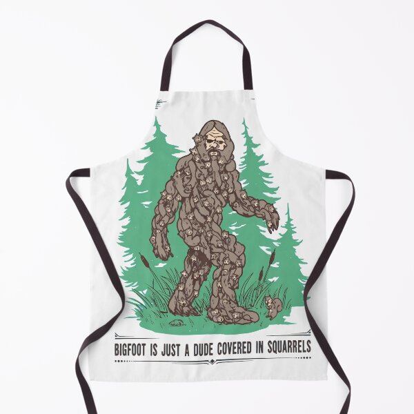 Item preview, Bigfoot Squirrel Body Forest Humor designed and sold by HumorInHues.