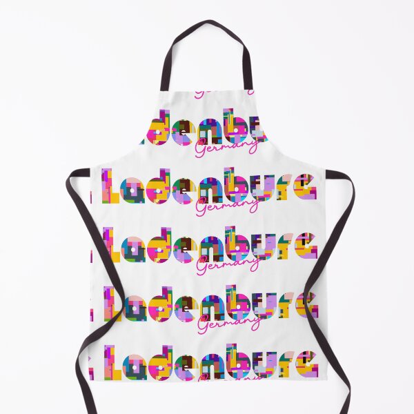 Item preview, Ladenburg, Germany, Vibrant Abstract City Typography Art designed and sold by Wanderful-roads.