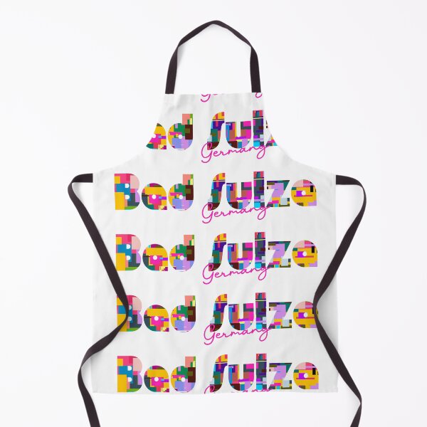 Item preview, Bad Sulza, Germany, Vibrant Abstract City Typography Art designed and sold by Wanderful-roads.