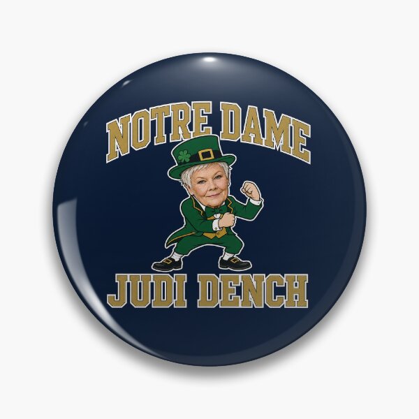 Item preview, Notre Dame Judi Dench – Funny Leprechaun Mascot Parody Shirt designed and sold by DiamondSkyShirt.