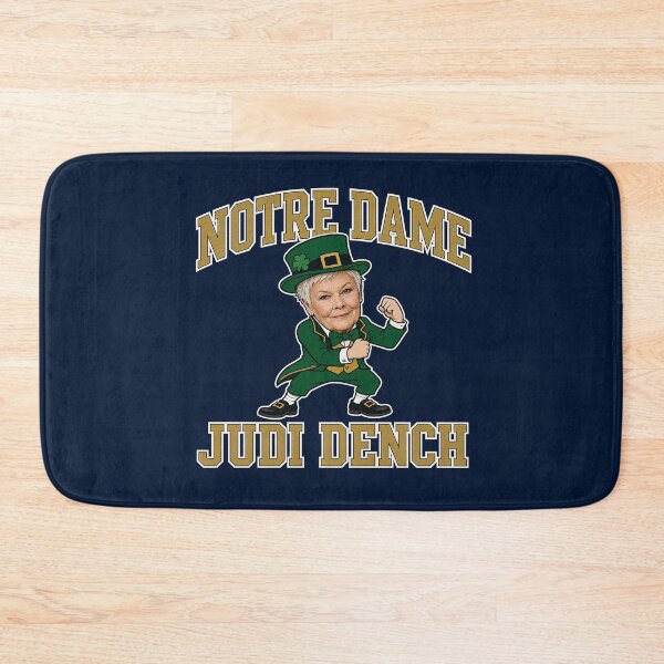 Item preview, Notre Dame Judi Dench – Funny Leprechaun Mascot Parody Shirt designed and sold by DiamondSkyShirt.