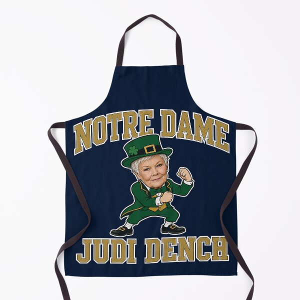 Item preview, Notre Dame Judi Dench – Funny Leprechaun Mascot Parody Shirt designed and sold by DiamondSkyShirt.