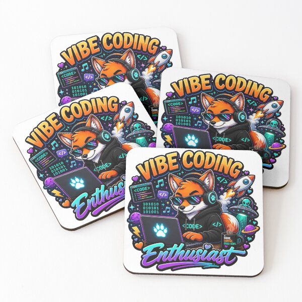 Item preview, Vibe Coding Fox – Kawaii Programmer Sticker | Cute Fox Coder Gift for Developers designed and sold by NuniDesigns.