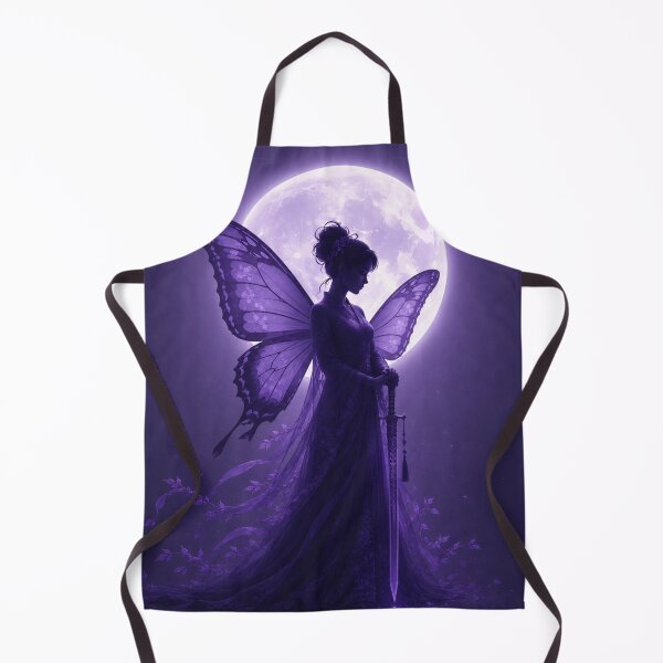 Item preview, Butterfly Moon Keeper – Mystic Purple Fairy Guardian designed and sold by MysticPurpleHue.