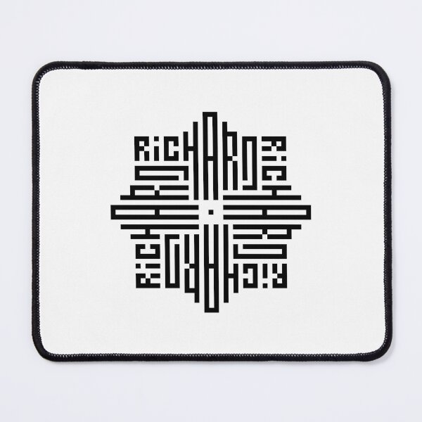 Item preview, RICHARD | Black | Modern Geometric Kufi Calligraphy | From Name to Art designed and sold by FOR YOUR NAME.