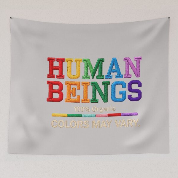 Item preview, Human Being 100% Organic Colors May Vary LGBT Pride Month Tank Top designed and sold by MabelWells.