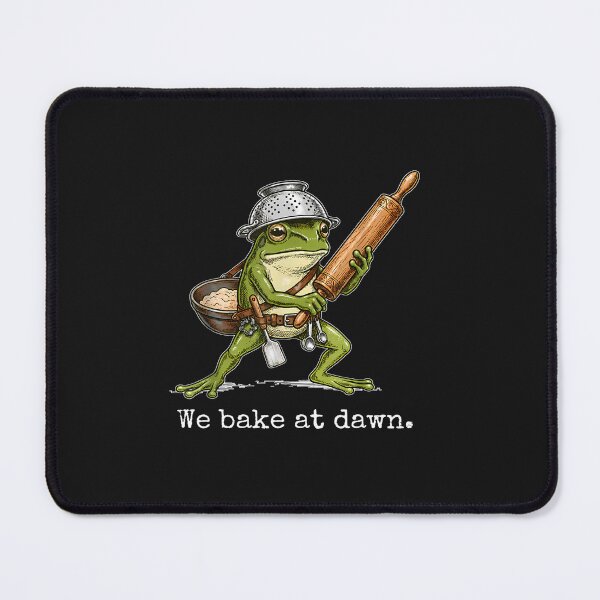 Item preview, Frog We Bake At Dawn Funny Saying Quote designed and sold by FrankIsabel.