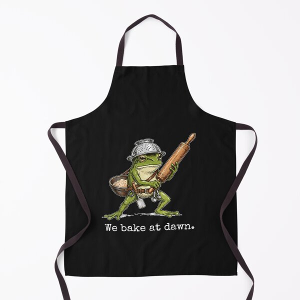 Item preview, Frog We Bake At Dawn Funny Saying Quote designed and sold by FrankIsabel.