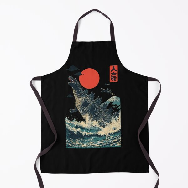 Item preview, Vintage Monster Ocean Attack Rising Sun Art designed and sold by Random-Toon.