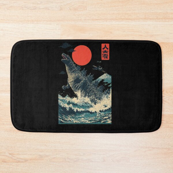 Item preview, Vintage Monster Ocean Attack Rising Sun Art designed and sold by Random-Toon.