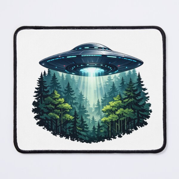 Item preview, UFO over the forest designed and sold by PeterPunkt.