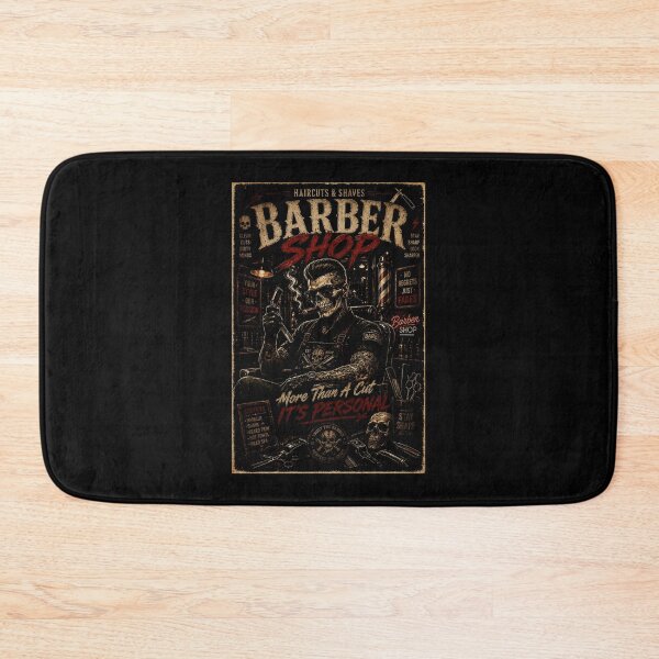 Item preview, Vintage Barber Shop Skull with Tattooed Old School Style designed and sold by Modaozushi216.