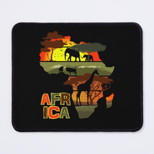 Item preview, African Safari Wildlife Sunset Silhouette Design designed and sold by marke770.