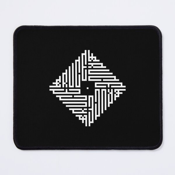 Item preview, BRUCE | White | Modern Geometric Kufi Calligraphy | From Name to Art designed and sold by FOR YOUR NAME.