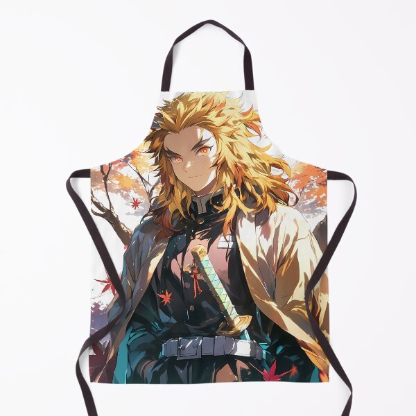 Item preview, Kyojuro Rengoku Demon Slayer Autumn Leaves Warm Light Heroic Smile designed and sold by earlobejerk.