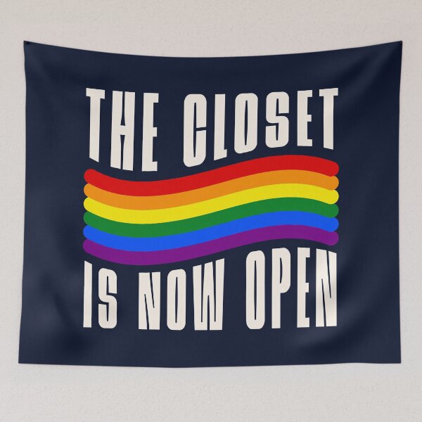 Item preview, LGBT Pride - The Closet Is Now Open designed and sold by humnoo.