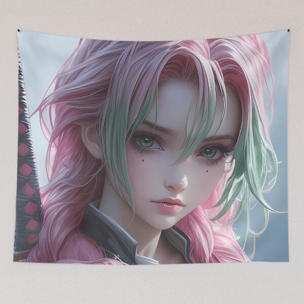 Item preview, Mitsuri Kanroji Demon Slayer Pastel Gaze Elegance designed and sold by earlobejerk.