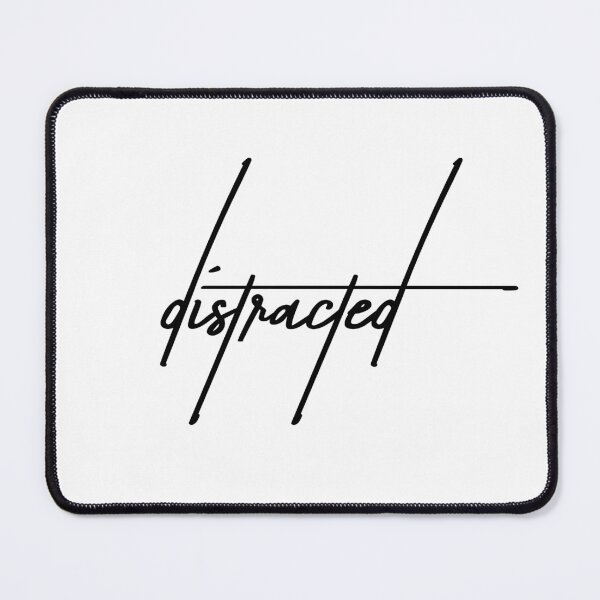 Item preview, Distracted - Short Attention Span Typography designed and sold by ReggieDior.