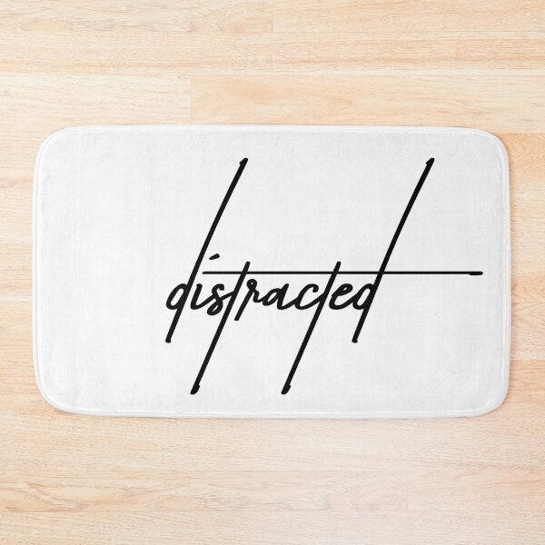 Item preview, Distracted - Short Attention Span Typography designed and sold by ReggieDior.