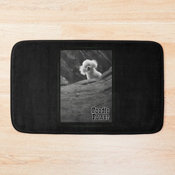 Item preview, Fluffy Puppy Emerging From Rocks B&W designed and sold by Kartezartion.