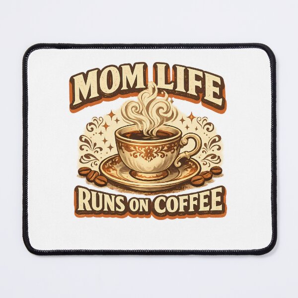 Item preview, Mom Life runs on cofee design designed and sold by GGAUL.