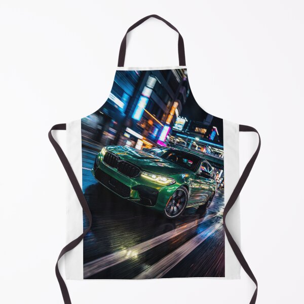 Item preview, Dynamic Fast Sedan Photography In Vibrant Neon City Lights designed and sold by RevUpDesign.