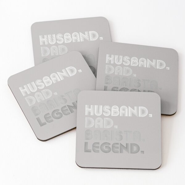 Item preview, Husband Dad Barista Funny Coffee Espresso Coffeemaker designed and sold by mjohnson9.