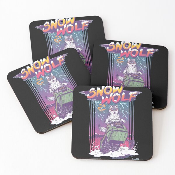 Item preview, Snow Wolf Snowmobile Retro Arcade Action  designed and sold by Kartezartion.