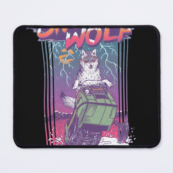Item preview, Snow Wolf Snowmobile Retro Arcade Action designed and sold by Kartezartion.