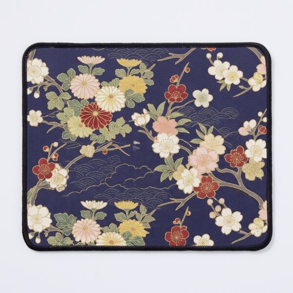 Item preview, Japanese Floral Seamless Pattern - Sakura Cherry Blossom & Chrysanthemum designed and sold by FashioonTrends.