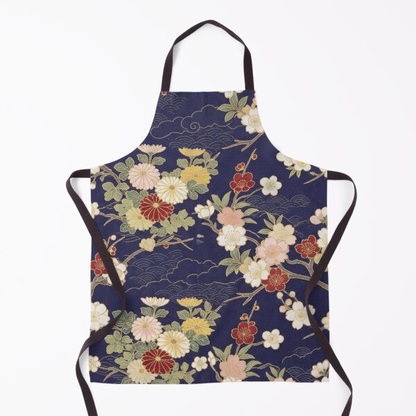 Item preview, Japanese Floral Seamless Pattern - Sakura Cherry Blossom & Chrysanthemum designed and sold by FashioonTrends.
