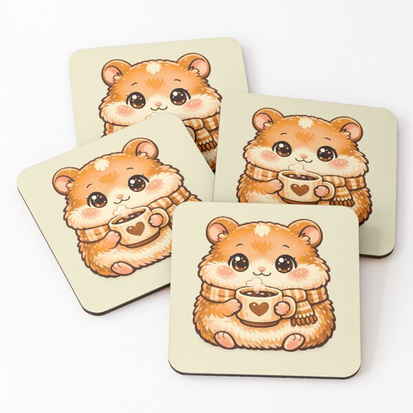 Item preview, Coffee Hamster – Cute Cozy Kawaii Hamster Aesthetic designed and sold by Pick'n Quick.