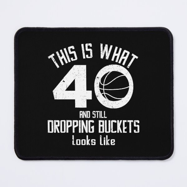 Item preview, Funny Basketball 40th Birthday Design for Hoops Fans Turning Forty designed and sold by allistermariam.